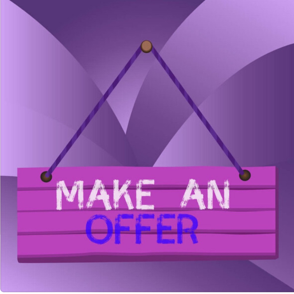 Purple and Blue Decorative Sign